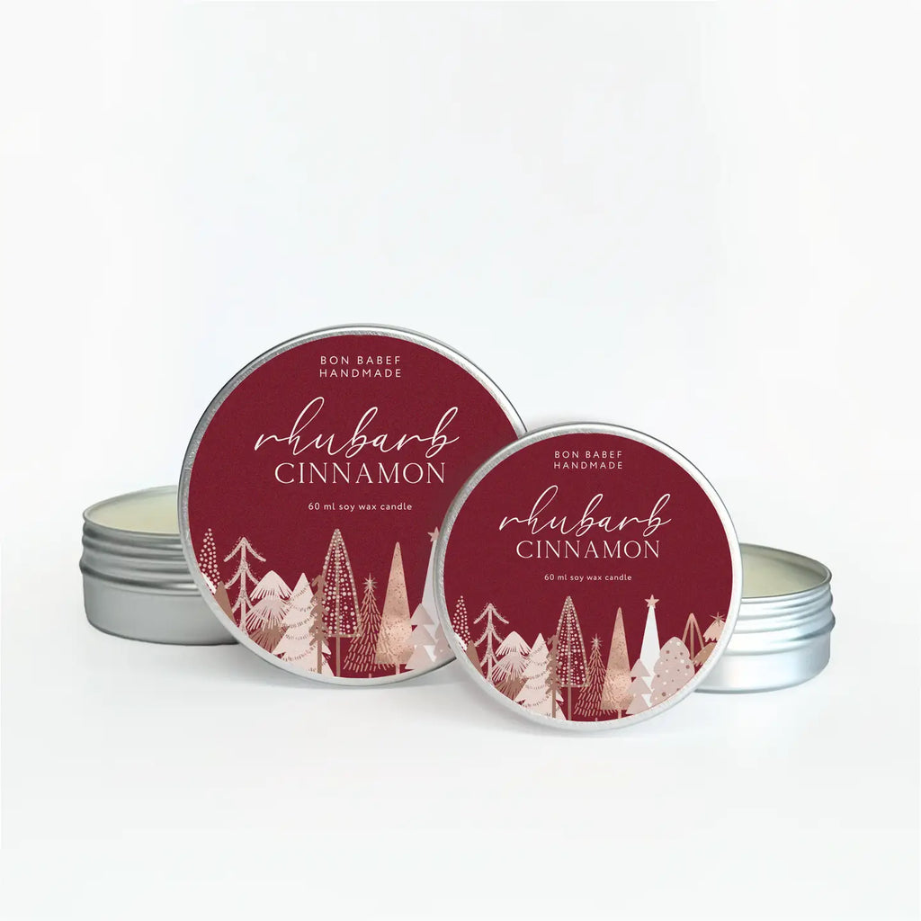 Soja Was Geurkaars Kaneel Rabarber